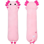 43In Plush Axolotl Toy Stuffed Animal Axolotl Toy Pillow Body Pillow Gift For Kids And Girls (Pink,110Cm/43.3In)