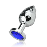 Small Beginner Butt Plug Adult Sex Toys For Men Women Masturbation Metal Anal Plug Jewel Anal Dilator Anal Trainer (1.06’’)