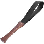 Bdsm Leather Spanking Paddle With Anti-Slip Wooden Handle Couple Flirting Sexual Abuse Sex Toys