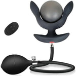 Inflatable Butt Plug Anal Vibrator, Silicone Prostate Massager With 10 Modes Remote Control, G-Spot Stimulation Anal Plug Trainer Dilator, Sm Masturbation Sex Toy