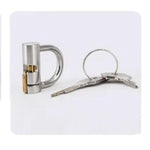 Pa Ring Locked Chastity Piercing Titanium Lock Chastity Cage Device