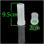 Penis Pump Silicone Sleeve Male Penis Extender Soft Silicone Protector For Male Sex Toys (Silicone Cap 3Pcs-9.5Cm)