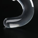 Romi Anal Dildo Butt Plug With Strong Suction Cup Anus Dilator Prostate Massager G-Spot Stimulation Anal Sex Toys For Male Female Masturbation Transparent Tpe (L)