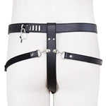 Male Chastity Belts Pu Cage Belt Bdsm Devices Adjustable Strap Bondage Kit,Sex Restraints Furniture Toys For Men