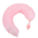 Anal Tail Plug Butt Plugs BDSM Cat Buttplug Pink Cute Furry Silicone Fox Play SM Long Anus Sex Toy Cosplay Sexual for Beginners Couples Erotic Role Aparatos Women Men