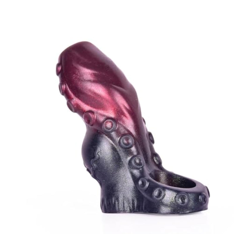 3 Different Sizes Of Tentacle Shape Male Penis Sleeve Cock Sleeve With Penis Ring, Silicone Penis Extender Enlarger Sleeve Cock Extension Sleeve Male Adult Sex Toys For Men Couples - M