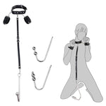 Sex Bondage Kit, 3 Pcs Anal Hooks With Adjustable Handcuffs Collar Sex Restraint Bondage Set Bdsm Sex Toy For Couple Lovers