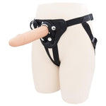 Female Dildo Wearable Pants With Dildo Les Sex Harness Bondage Gear & Accessories Sex Straps Harness Set Sex Toys (Black +Original Color)