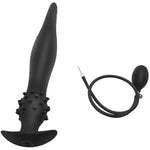 In-Depth Anal Plug With Massage Particles Super Long Silicone Inflatable Anal Expander Sex Toy