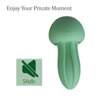 Mushroom Shape Sex Toy Small Clitoral Stimulator Mini Vibrator 10 Frequency G Spot Climax Female Clitoral Anal Vibrator Massager Portable Sex Toys