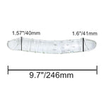 Large Double-Ended Glass Dildo for G-Spot Stimulation and Pleasure