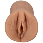 Doc Johnson Signature Strokers - Kenna James - ULTRASKYN Pocket Pal - Open-Ended Stroker - Pussy, Vanilla, for Adults Only