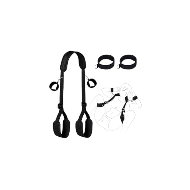 Sex Toys Bdsm Sex Bondage Bdsm Kit,Sex Bondage Legs Restraints Bondage Wrist & Cuffs Thigh Sling Adjustable Strap,Bed Restraint Women Couple Sex Toy Sm Game Play Bondage Gear & Accessories