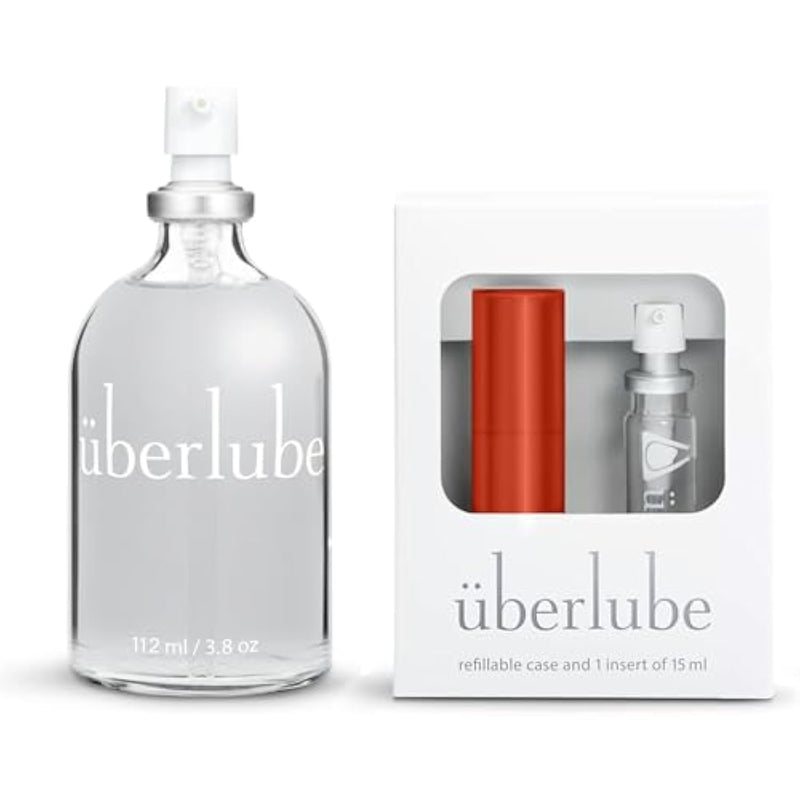 Home And Travel Bundle - Sedona Travel Lube Kit + 112Ml Bottle Silicone Lube, Unscented, Flavorless, Works Underwater - 112Ml + Sedona Kit
