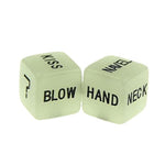 Glow In The Dark Love Dice - Date Night Game From Wife For Couple, Anniversary, Valentines Day, Gift For Him, Her, Husband, Wife, Boyfriend, Girlfriend