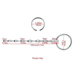 Stainless Steel Urethral Sound Plug Catheter Sounds Penis Plug Urethral Dilators For Men Urethral Stimulation Masturbation Sex Toy (5.11 Inch)