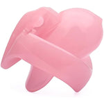 Ht-V4 Chastity Cage For Men | 5 Adjustable Wide Rings & 6 Colors | Beginner-Friendly | Adult Sex Toy With Sizing Guide (Pink, Nub)