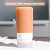 Condiment Squeeze Bottles for Sauces, 2-oz Mini Silicone Salad Dressing Container to Go with Reusable Sandwich Bag, Leakproof Ketchup Bottle for Bento Lunch Box, 4 Pack, Candies