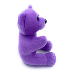 Animal Phone Holder For Desks Plush Teddy Bear Smart Phone Stand Purple Bear Toy 5.5” Cute Phone Holder For Girls Stuffed Animal Mini Lavender Bear Gift