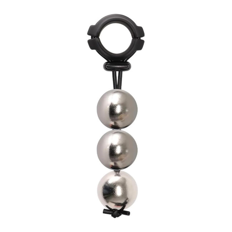 Silicone Cock Ring With 2.5 Cm Weight-Bearing Ball For Erection Enhancing Long Lasting Stronger Strechy Adult Sex Toys Penis Ring For Men & Couple Cock Sexual Stimulation Device (Three Beads)