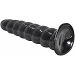 Spiral Anal Butt Plug Trainer - Spiral Shape Anal Dildo Plug Anus Dilator Adult Butt Plug Prostate Massage Vaginal Anal Sex Toys For Adult Women Men (Black)