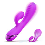 Inflatable Adult Sex Toys With Dual Powerful Vibrating Heads 10 Vibration Modes Couple Sex Toys Anal Vibrator Prostate Massager Gspot Stimulator For Adult Male Famale Men Women (Purple)