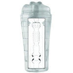 Mistress Courtney Diamond Deluxe Mouth Stroker Toy For Men, Women, And Couples, Adult Sex Pleasure Toys, Male Masturbators Realistic Textured Pocket Mouth - Clear Stroker