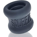 Squeeze Ballstretcher - Super Stretchy Flextpr Sack Stretcher - Ergonomic Curved Design For Comfort & Grip - Adjustable & Tight Fit Cockring For Men - Enhances Pleasure & Performance - Night