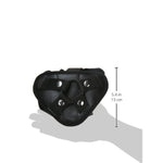 Sutra Fleece-Lined Strap-On with Built-In Vibrator Pouch