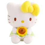 13? Kitty Plush Toy β Kawaii Cat Stuffed Animal With Yellow Bow & Sunflower, Soft Plush Doll Gift For Kids, Teens & Collectors