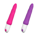 The Silicone Massage Stick, Short And Compact, 7 Kinds Of Frequency Cycle Changes,Powered By The No. 7 Battery And Works Continuously To Avoid Power Failure (Red)