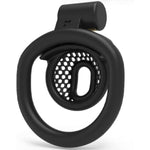 Lightweight Male Chastity Cage For Men Chastity Device Lock Design Bdsm Sex Toys For Couples With 4 Sizes Rings (Large, B Black)