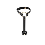 Maze Hand Bracelet Harness – Vegan Leather Adjustable Wrist & Finger Harness – Fashion Meets Fetish – Recycled, Peta-Approved – Black