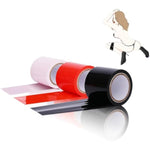 Bdsm Bondage Tape Set For Adults - 3 Roll Static Cling Restraint Tape For Couples, No Glue No Residue, Reusable Sex Toy For Wrists Ankles Bed (Black, Red, Pink)