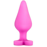Eden Heart Shape Base Silicone Anal Butt Plug Sex Toy For Men & Women - Pink | Soft, Safe & Perfect For Beginners | Ideal For Prostate Play & Anal Training | Fun Adult Toy For Couples & Solo Play