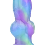 Fantasy Knotted Small Size Unique Multi-Color Soft Silicone Knotty Dog Dildo Anal Plug With Knot For Men Women Couple Beginners With Suction