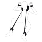 Sex Bondage Kits Adult Sex Toys Bed Restraints Set With Handcuffs Footcuffs Adjustable Wrist Leg Cuffs Sm Game Female Sex Toys For Couples Beginners Enthusiasts Bedtime