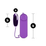 B Yours Power Bullet - Remote Control Vibrator - For Vaginal, Clitoral, Nipple Stimulation - Use During Foreplay, Intercourse - Versatile Sex Toy For Beginners Couples - Purple