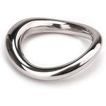 Stainless Steel Cock Ring Surface Design Penis Bondage Stretch Ring For Men Erection Enhancing Adult Sex Toys(A2)