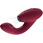 Duo 1 Clitoris Sucking Vibrator For Women | Vibrating Suction Adult Sex Toy | Clitoral & G Spot Stimulator | Dildo Clit Sucker | Rabbit Vibrator 12 Intensity Levels | Waterproof | Bordeaux