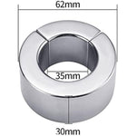 Stainless Steel Weight-Bearing Penile Pendant Stretching Exercise Magnetic Ring Metal Penis Cock Ring Toy(A3)