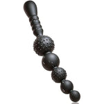 Anal Beads, Silicone Anal Butt Plug With Safe Handle And Particles G-Spot Massager For Men Women