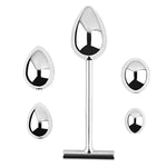 Metal Pull Rod Anal Plug Butt Trainer Metal Butt Plug S&M Adult Anal Plugs Woman Men Sex Gifts Things(23Mm)