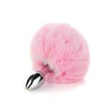 Fox Tail And Cat Ears Stainless Steel Anal Plug - Anal Plug Tail Sex Toys For Sm Adult Play Or Cosplay B22 (Pink-3)