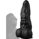 3 Inch Diameter Bbc Huge Thick Dildo, 10 Inch Monster Big Black Dildos With Strong Suction Cup, Realistic Silicone Large Anal Dildos Adult Sex Toys For Gay Female Mastuabtion