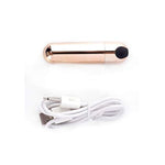 Jayden Rose Gold Rechargeable Vibrating Erection Ring