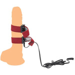 Electric Shock Adjustable 2Pcs Penis Ring Electric Shock Set Male Bondage Delayed Cock Ring Electric Shock Penis Ring Sex Toy Set