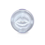 Mistress Courtney Diamond Deluxe Mouth Stroker Toy For Men, Women, And Couples, Adult Sex Pleasure Toys, Male Masturbators Realistic Textured Pocket Mouth - Clear Stroker