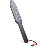 Studded Spanking Paddle For Adults, 14.8In Faux Leather Sex Paddles For Bdsm Play
