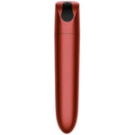 Burgundy Bullet, One Button, Clitoral Stimulator, 7 Modes, 3 Intensity Settings, Magnetic Usb Charge Port. Ipx6 Water Proof, For Women And Adults